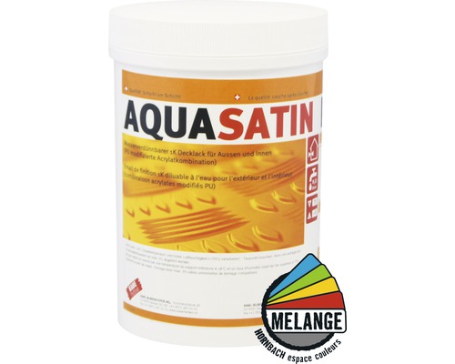 Aqua Satin Lackfarbe für den Innen- und Aussenbereich