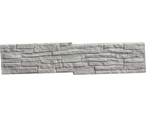 Plaque de clôture en béton Mediterran Nostalgie plaque intermédiaire 144x30x4cm