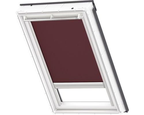 Store occultant VELUX marron foncé à énergie solaire cadre aluminium DSL M06 4559S