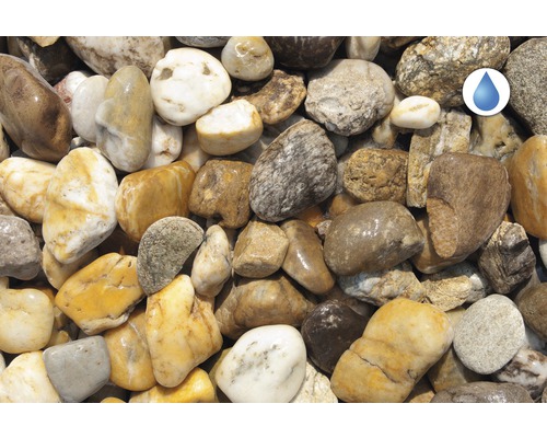 Gros plan de graviers décoratifs pour le jardin