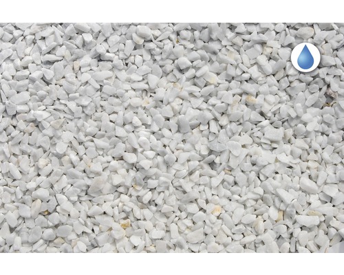 Vue de gravier décoratif