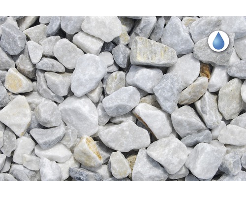 Weißer Carrara Marmorkies