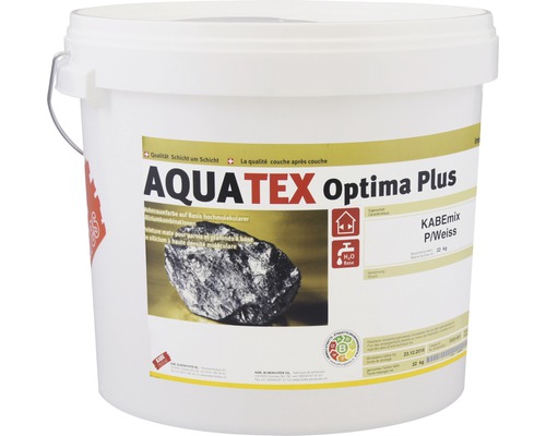 Peinture pour locaux d'habitation KABE Aquatex Optima blanche 22 kg