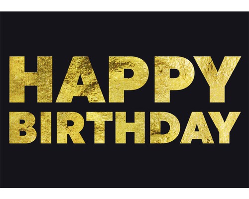 Schriftzug Happy Birthday