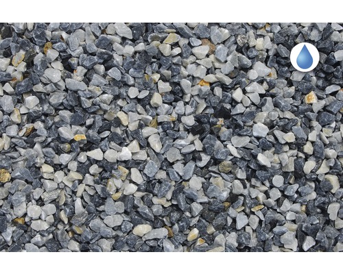 Gros plan de gravillons décoratifs en vrac