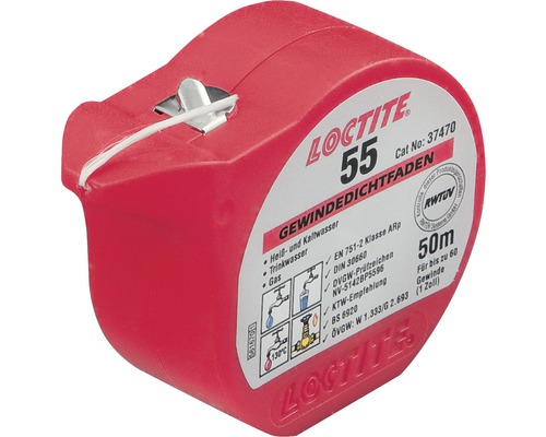 Loctite 55 - fil d'étanchéification pour filetage 50m