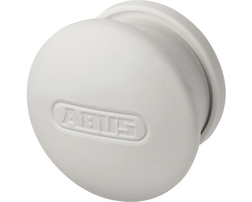 Logo ABUS sur rosace de protection de cylindre de porte