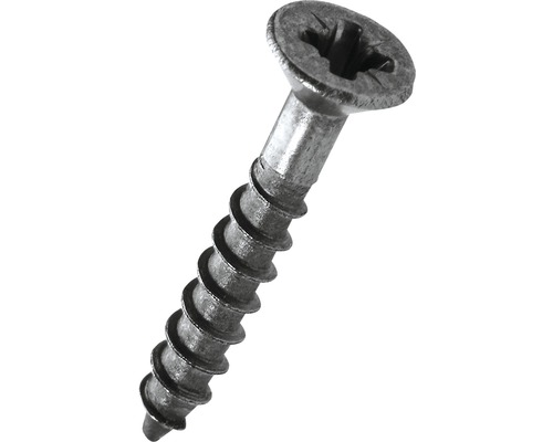 Schrauben für Stangenscharniere, Edelstahl, Pack à 50 Stück Holzschraube mit Kreuzschlitz