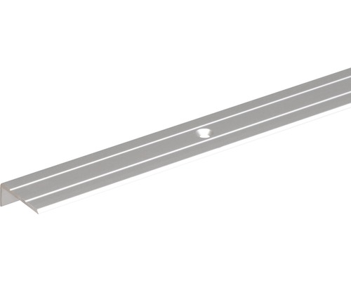 Profilé d'escalier Aluminium argent 24,5 x 10 x 1,5 mm x 1,5 mm , 1 m