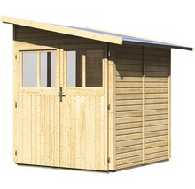 Abri de jardin Karibu Bernau 2 200 x 232 cm naturel