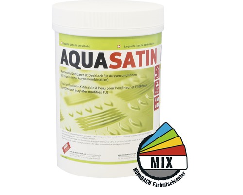 Kabe Decklack Aquasatin PU im Wunschfarbton seidenmatt 20 6 kg