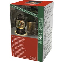 Emballage d''une lampe décorative à LED avec un motif de boule à neige