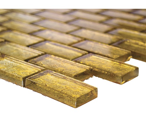 Gros plan de carreaux de mosaïque en verre