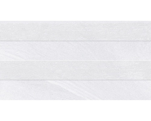 Grès cérame fin carrelage décoratif Austral blanco 32x62.5 cm