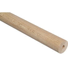 Tringle ronde en bois avec perçage