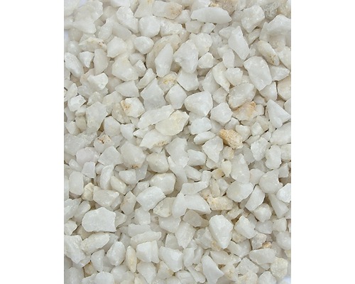 Gravier d’aquarium 2-5 mm 25 kg blanc-clair Gros plan de graviers décoratifs blancs