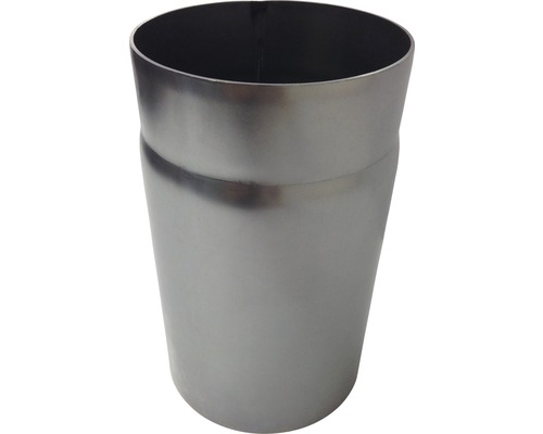 Conduit de poêle Ø 180 mm 0.25 m rétracté brut Réducteur de tuyau métallique