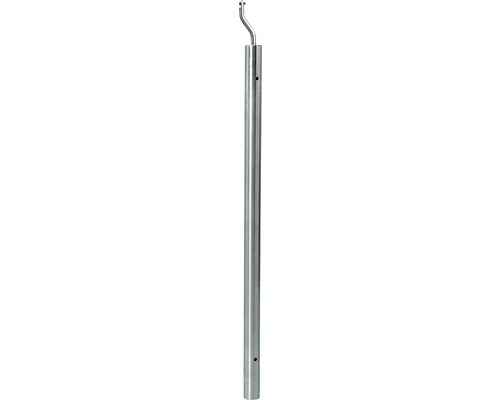 Support de balustrade V2A pour escalier ajouré h : 850 mm Ø 40 mm pour 5 trous Tuyau vertical en acier inoxydable pour l''extérieur