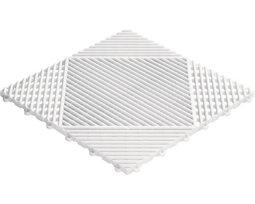 Carrelage en plastique florco classic 40 x 40 cm 6 pièces blanc