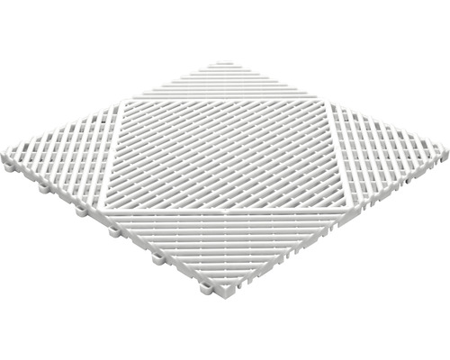 Kunststoff-Bodenfliese mit Gitterstruktur