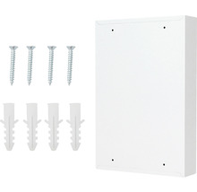 Boîtier de distribution apparent avec vis et chevilles