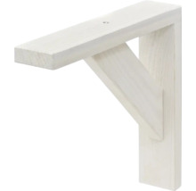 Support d''étagère en bois blanc