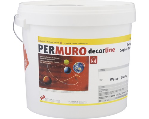 KABE Deckputz Permuro decorline Vollabrieb 1.5 mm weiss 25 kg