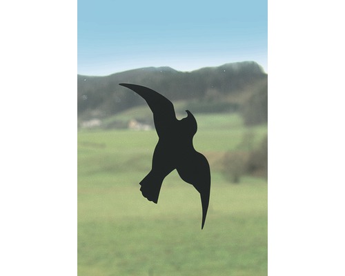 Silhouette d''un oiseau pour la protection contre les collisions d''oiseaux sur les surfaces vitrées