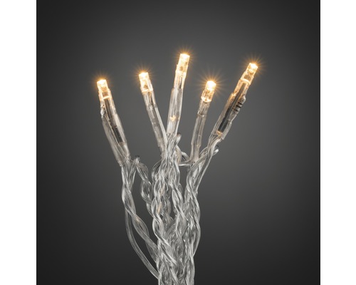 Guirlande lumineuse LED avec lumière blanche chaude