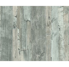 Papier peint avec motif de planches de bois