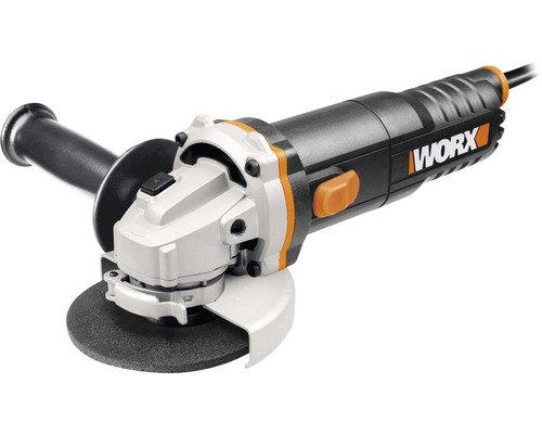 Worx Einhandwinkelschleifer WX711 230 V inklusive Handgriff und 1 x Metallschleifscheibe