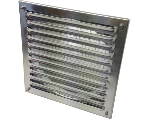 Grille d'aération extérieure acier inoxydable mat DN 150