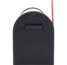 Vue arrière d''une boîte aux lettres