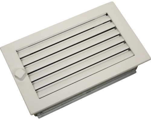 Grille d'air chaud 23x23 mm blanc