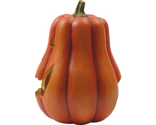 Halloween Kürbis mit geschnitztem Gesicht