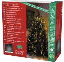 Emballage d''un ensemble de bougies de Noël à LED pour l''intérieur avec 200 lampes