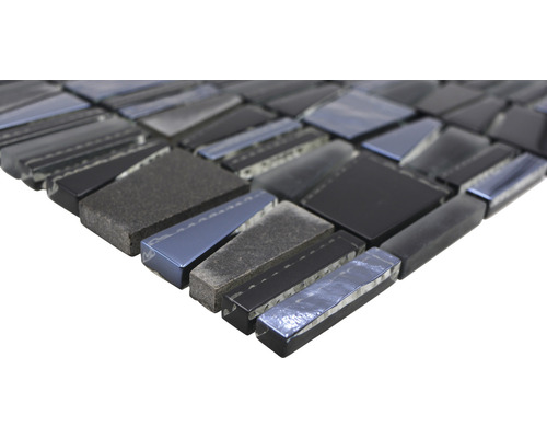 Mosaikfliese aus Glas und Stein