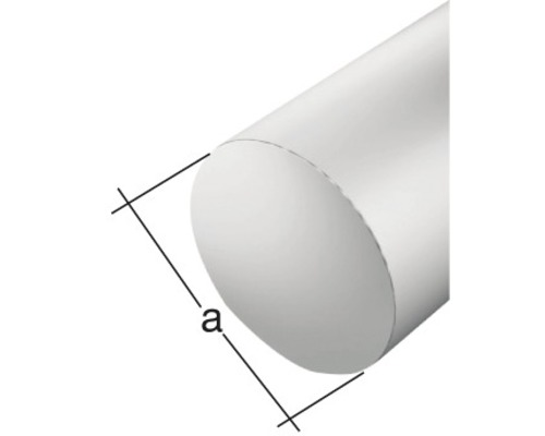 Barre ronde avec indication du diamètre