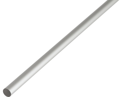 Barre ronde Aluminium argent 12 , 1 m