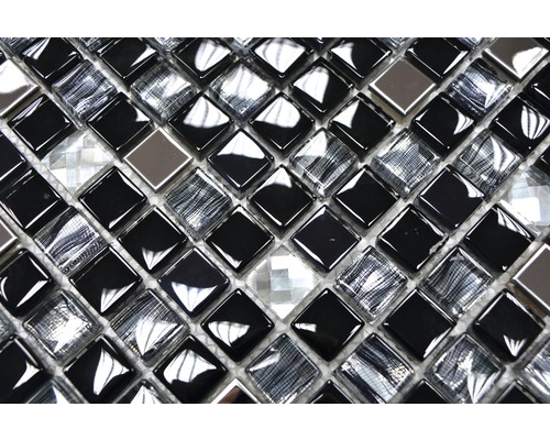 Motif de carreaux de mosaïque en verre et pierre naturelle