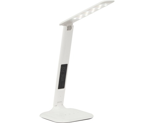 LED Bürolampe dimmbar 1x5W 200 lm 2800/6500 K warmweiss/tageslichtweiss H 550 mm Glenn weiss LED Bürolampe dimmbar 1x5W 200 lm 2800/6500 K warmweiss/tageslichtweiss H 550 mm Glenn weiss