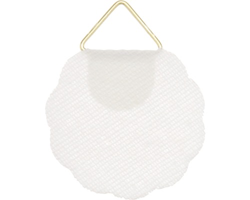 Crochet de fixation pour tableaux blanc autocollant avec support en métal