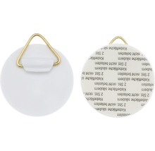 Selbstklebender Bilderhaken, zwei Ansichten