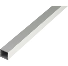 Vierkantrohr Aluminium silber 20 x 20 x 1,5 x 1,5 mm 2 m-thumb-0
