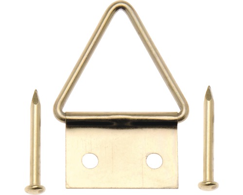 Bildaufhänger mit zwei Nägeln