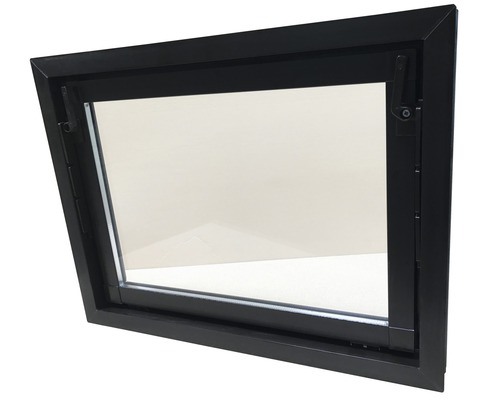 Mehrzweckfenster braun 600x400 mm mit Isolierglas