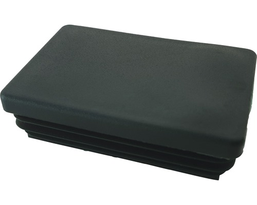 Cache de poteau BLÄSER 6 x 4 cm vert Embout en plastique pour tubes rectangulaires