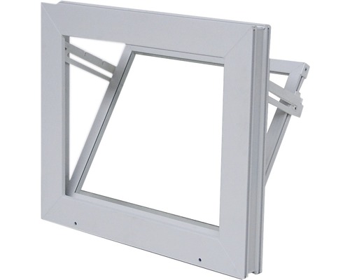 Fenêtre basculante multifonction WOLFA PLUS plastique blanc 1000x600 mm à verre isolant