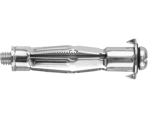 Metall Hohlraumdübel (Dübel und Schraube) MHD-S + Acrobat M4/32, 50 Stück
