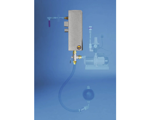 Logo Greenlife sur un réservoir d''eau avec accessoires